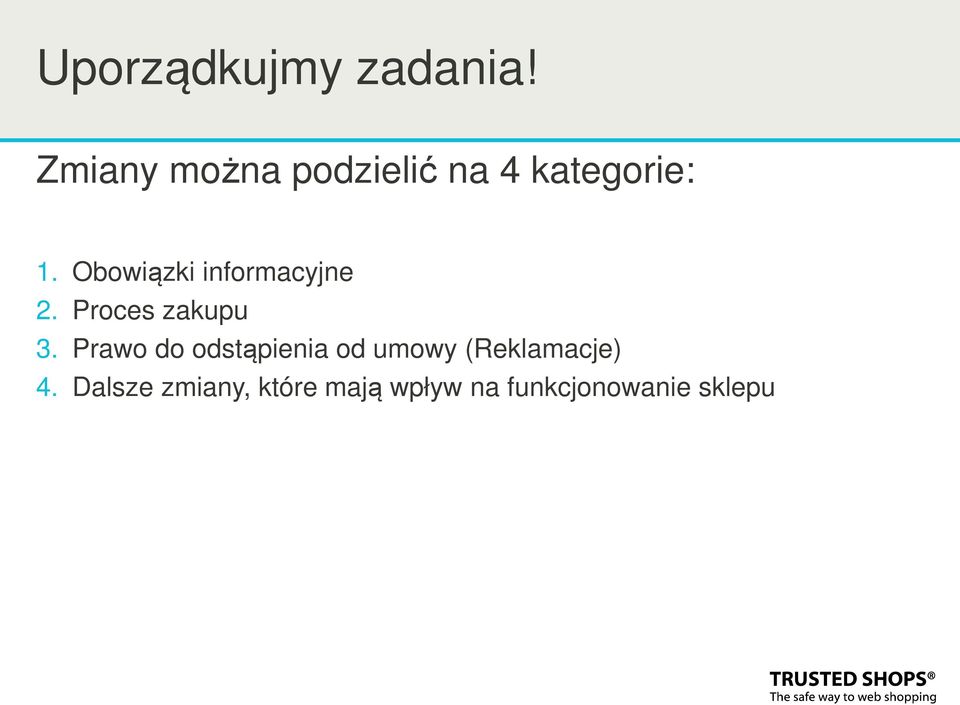 Obowiązki informacyjne 2. Proces zakupu 3.