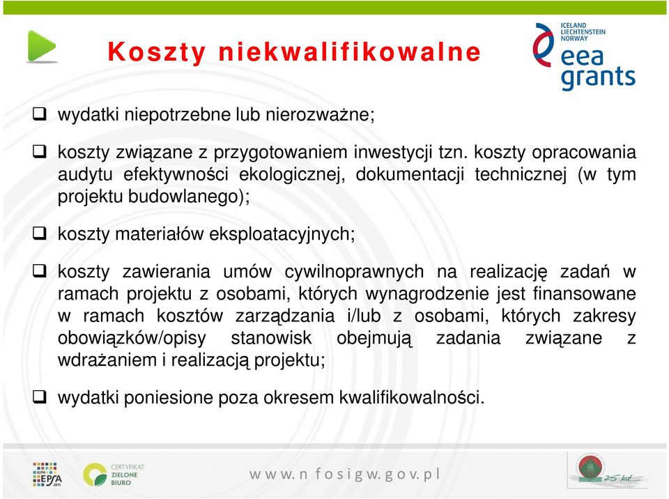 koszty zawierania umów cywilnoprawnych na realizację zadań w ramach projektu z osobami, których wynagrodzenie jest finansowane w ramach kosztów