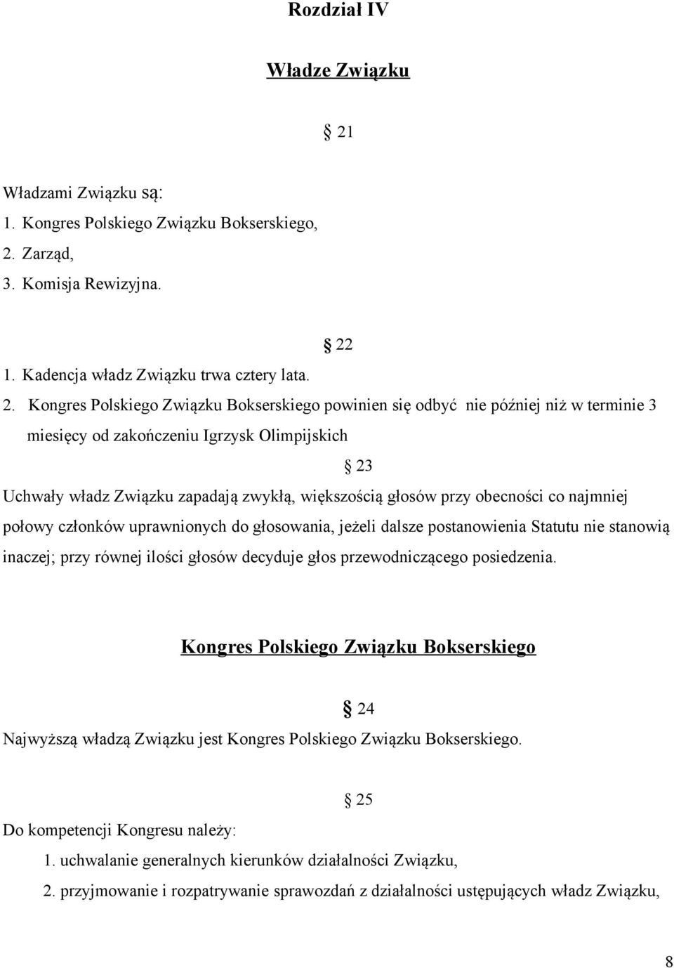 Zarząd, 3. Komisja Rewizyjna. 22
