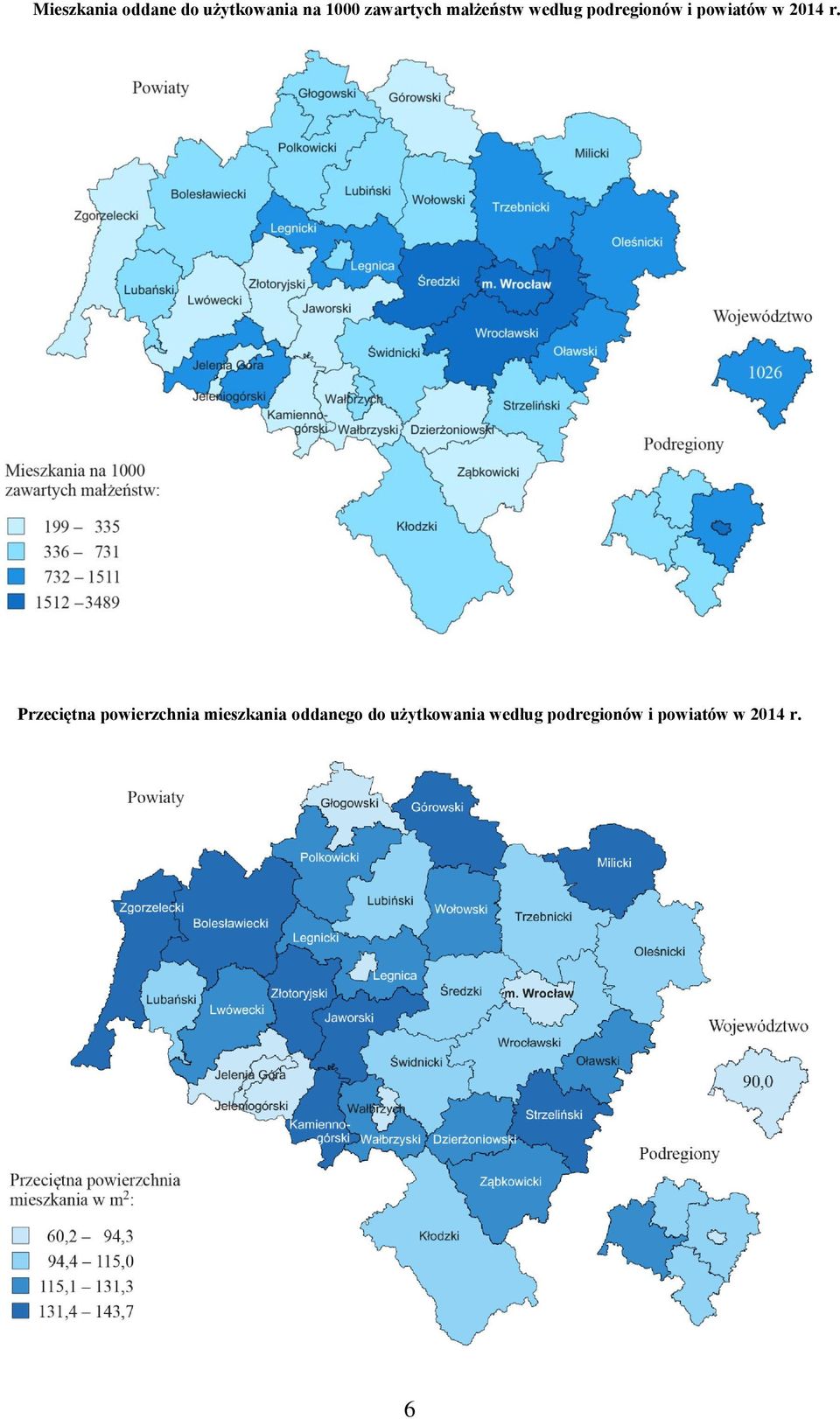 Przeciętna powierzchnia mieszkania oddanego do