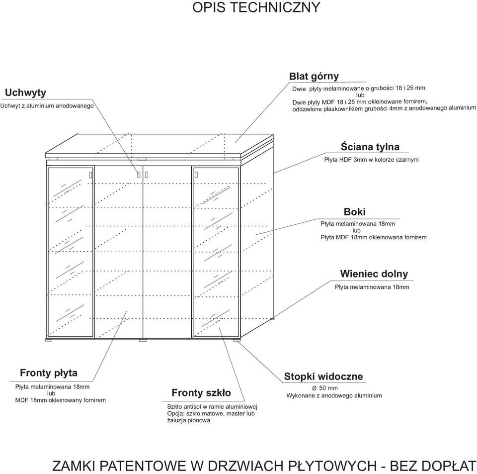 Wieniec dolny Fronty płyta Płyta P.