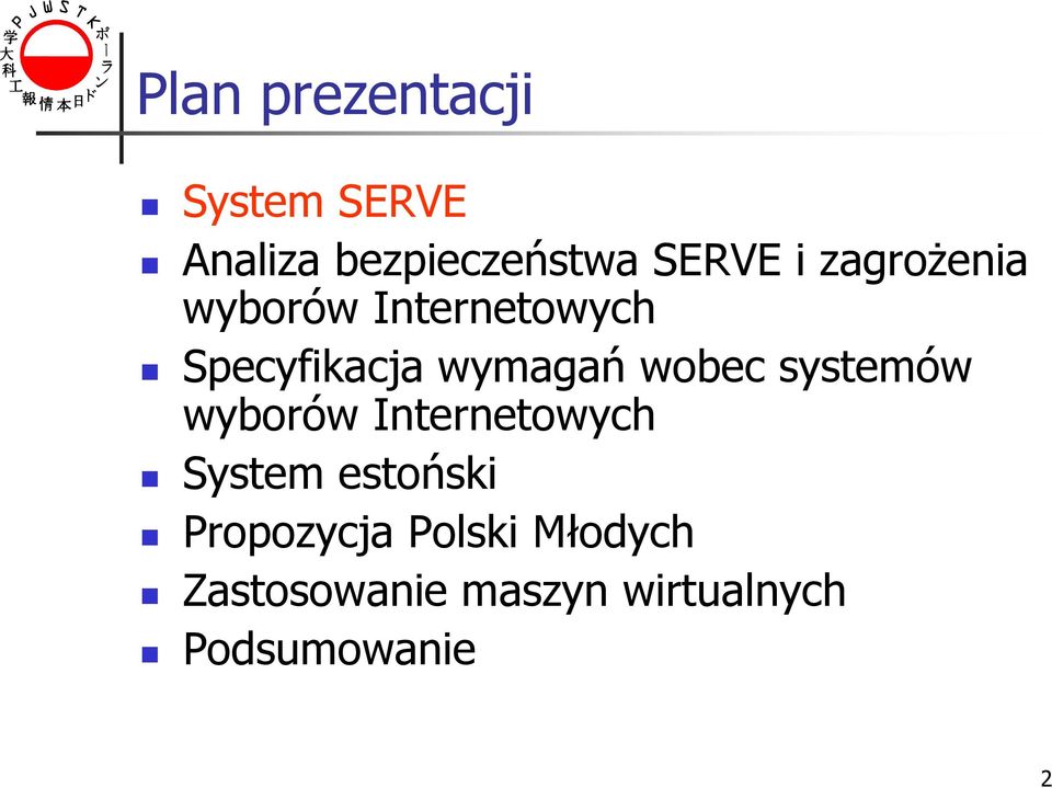 wobec systemów wyborów Internetowych System estoński