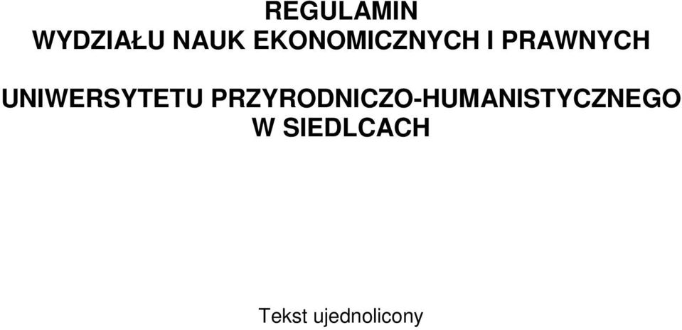UNIWERSYTETU