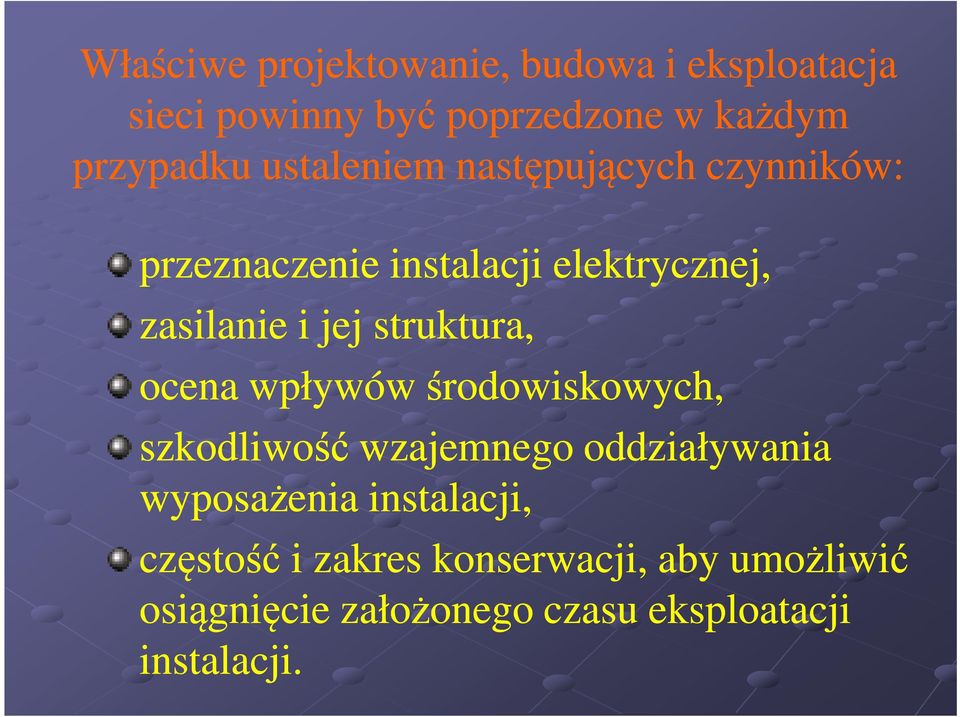 struktura, ocena wpływów środowiskowych, szkodliwość wzajemnego oddziaływania wyposażenia