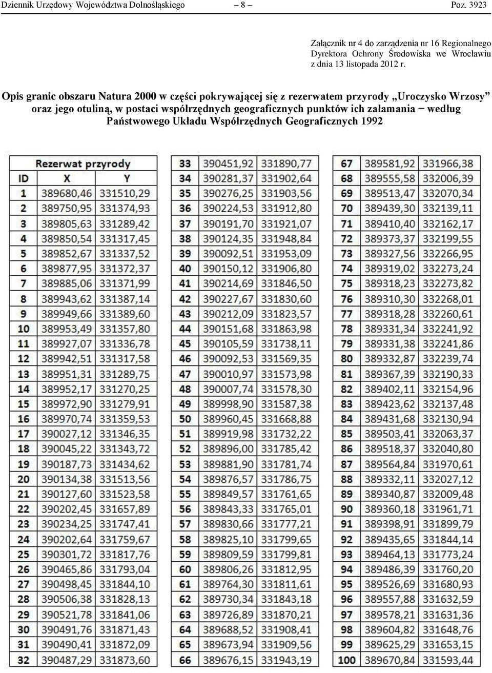 13 listopada 2012 r.