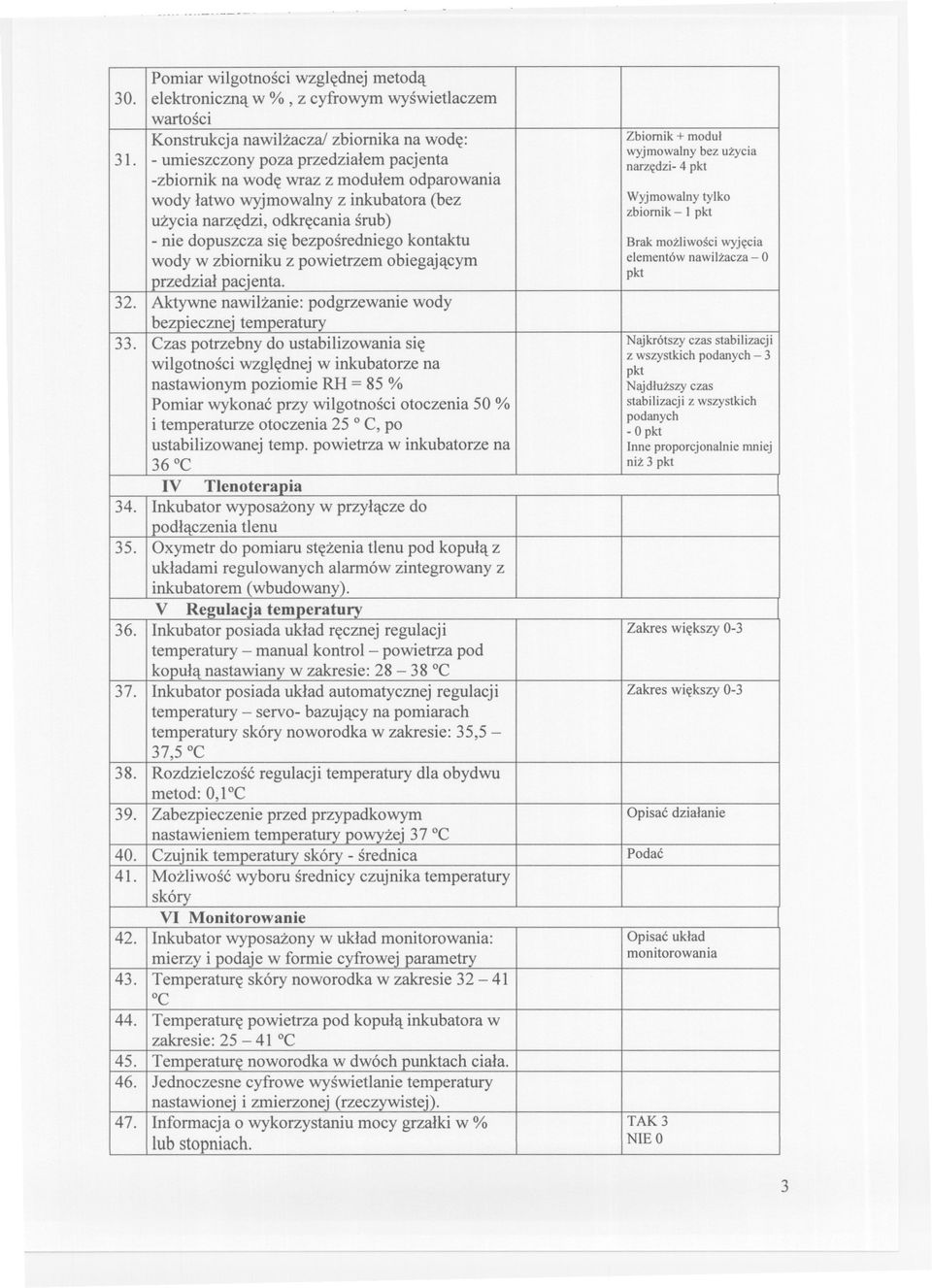 zbiornik- I pkt uzycia narzedzi, odkrecania srub) -nie dopuszcza sie bezposredniego kontaktu Brakmozliwosciwyjecia elementównawilzacza- O wody w zbiorniku z powietrzem obiegajacym pkt Iprzedzial