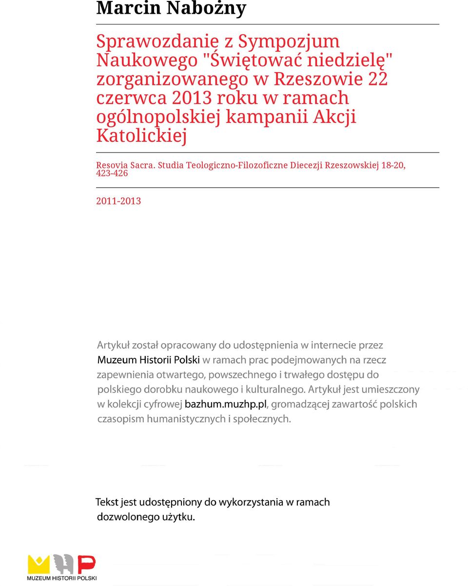 ramach ogólnopolskiej kampanii Akcji Katolickiej Resovia Sacra.