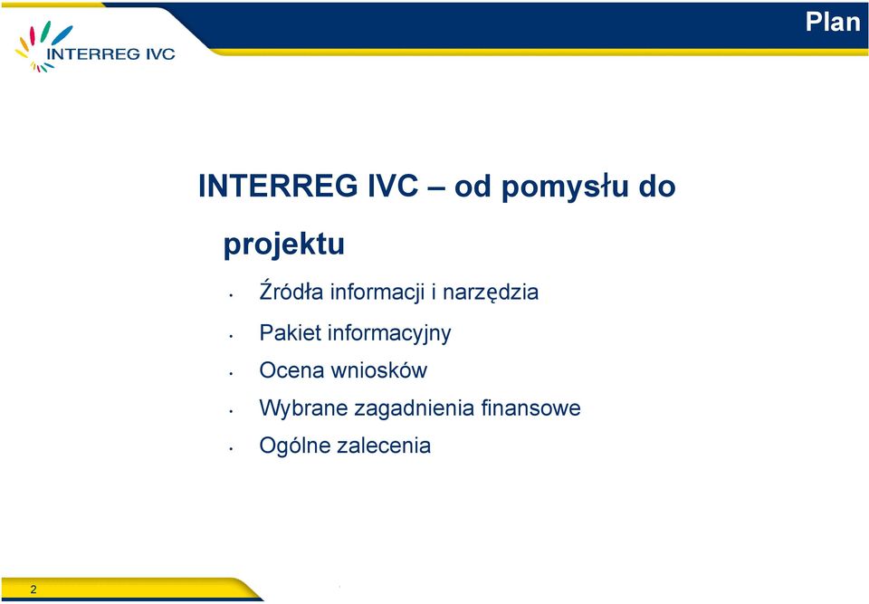 informacyjny Ocena wniosków Wybrane