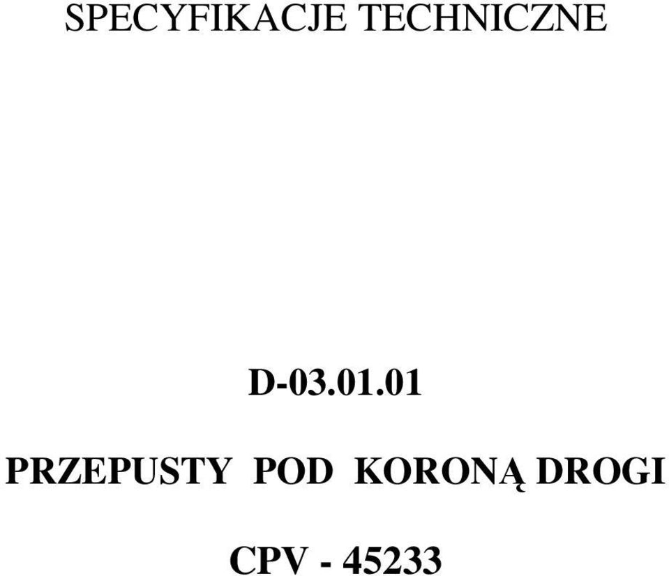 01 PRZEPUSTY POD