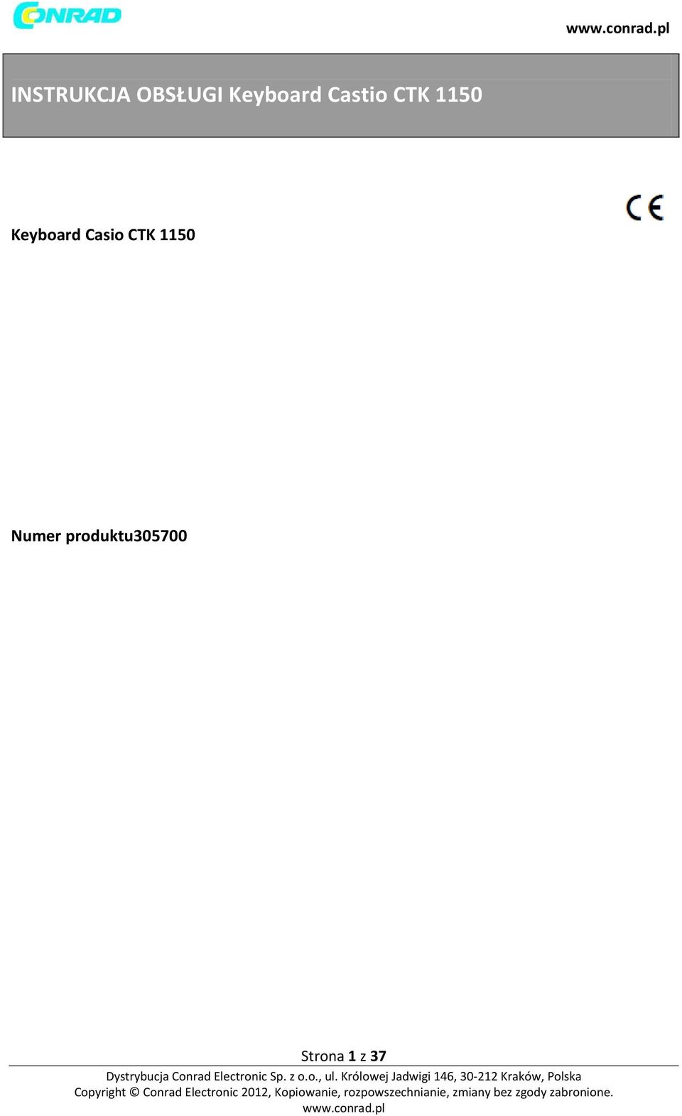 Keyboard Casio CTK 1150