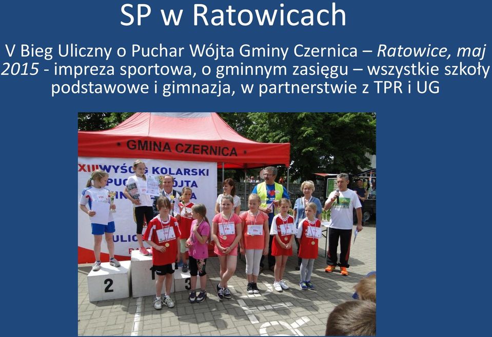 sportowa, o gminnym zasięgu wszystkie szkoły