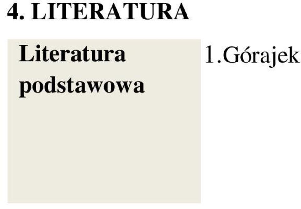 Krzyżanowska Łagowska U.: Wartości duchowe w etosie pielęgniarskim. Wyd. ad vocem, Kraków2005 2.Kotarbiński T.: Medytacje o życiu godziwym. Wiedza Powszechna, Warszawa 1985 3.Matoga F.