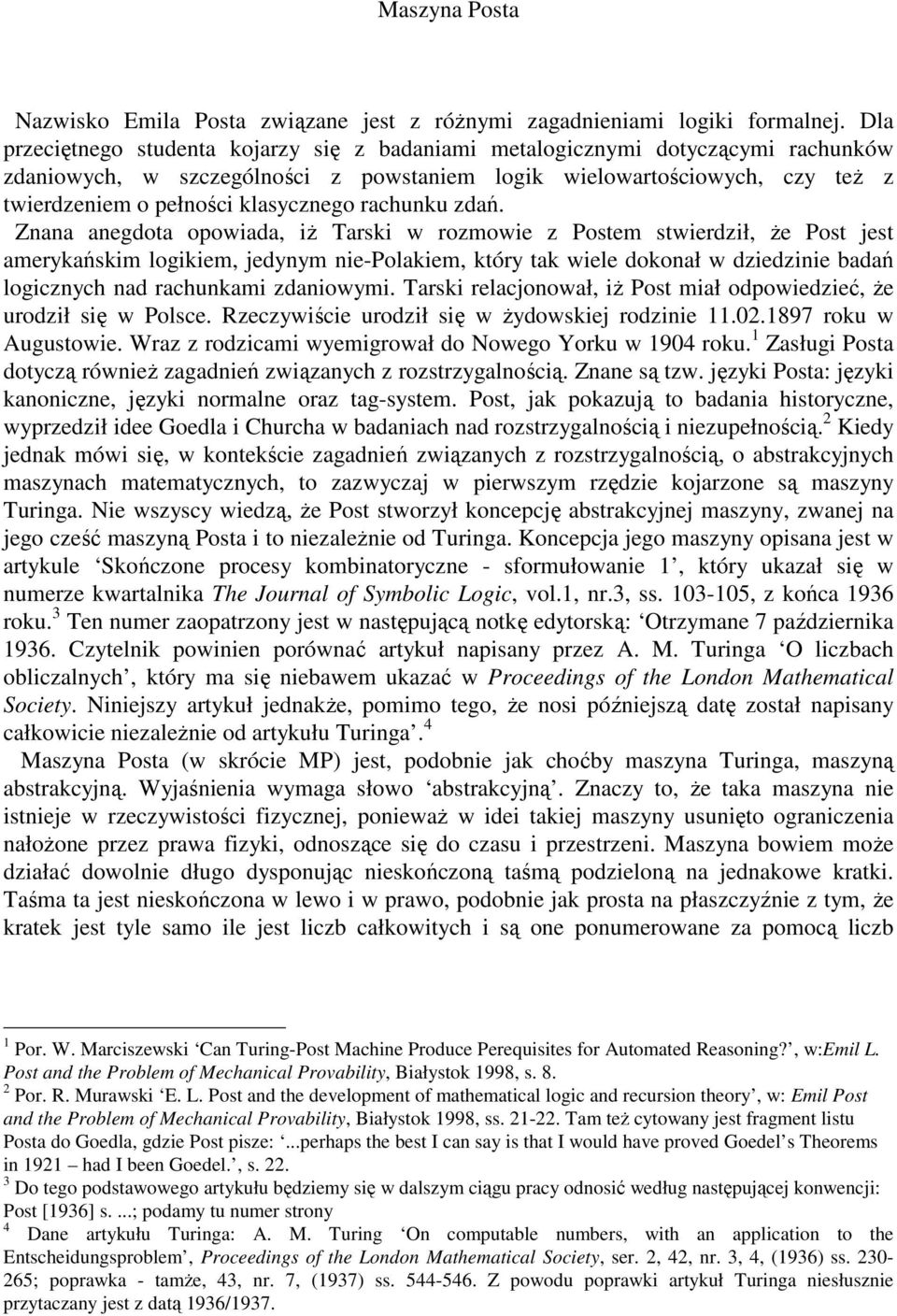 rachunku zdań.