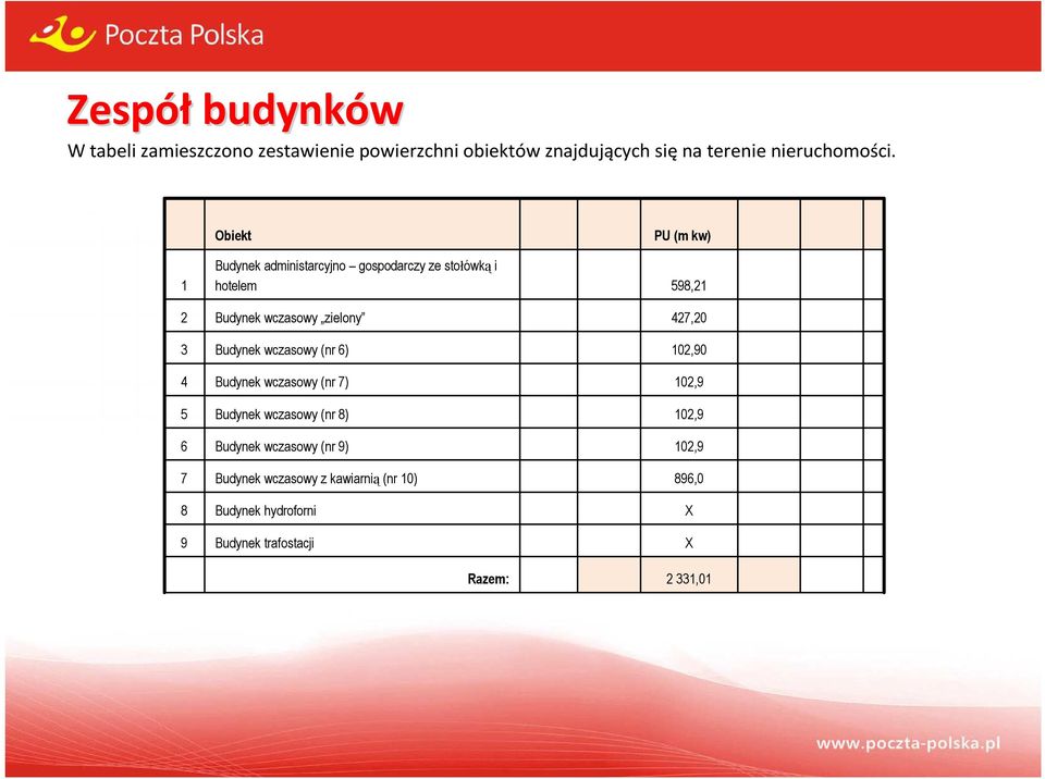 wczasowy (nr 6) Budynek wczasowy (nr 7) Budynek wczasowy (nr 8) Budynek wczasowy (nr 9) Budynek wczasowy z kawiarnią