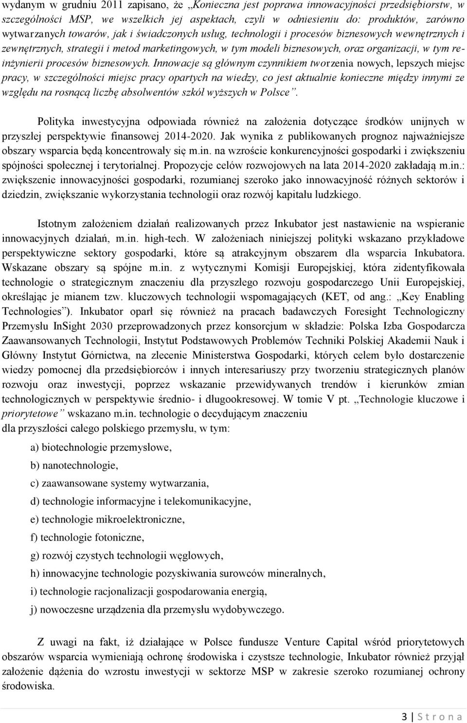 procesów biznesowych.