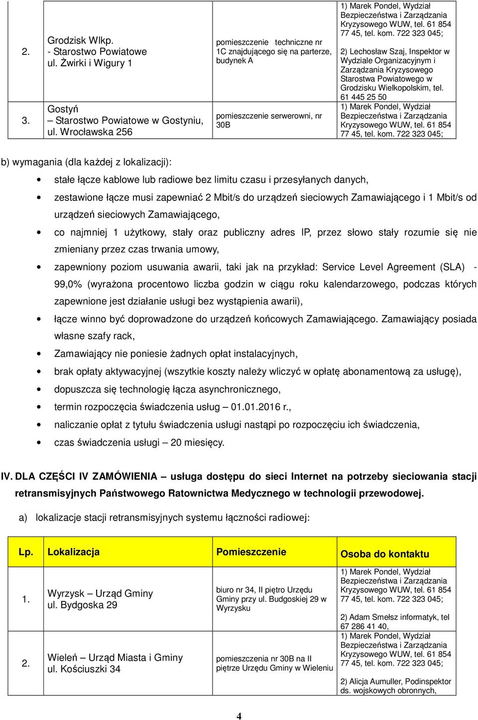 Starostwa Powiatowego w Grodzisku Wielkopolskim, tel.