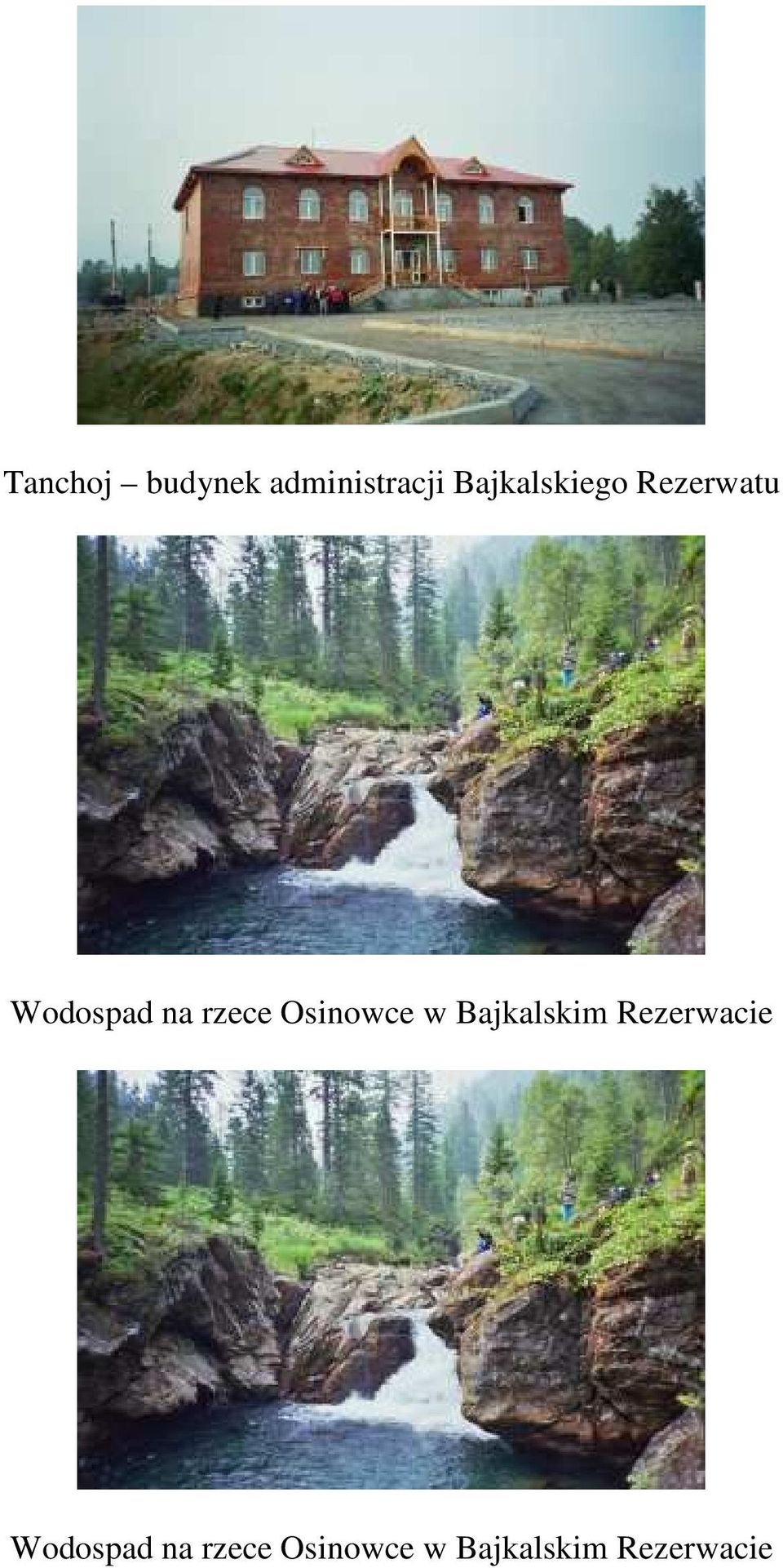 rzece Osinowce w Bajkalskim Rezerwacie