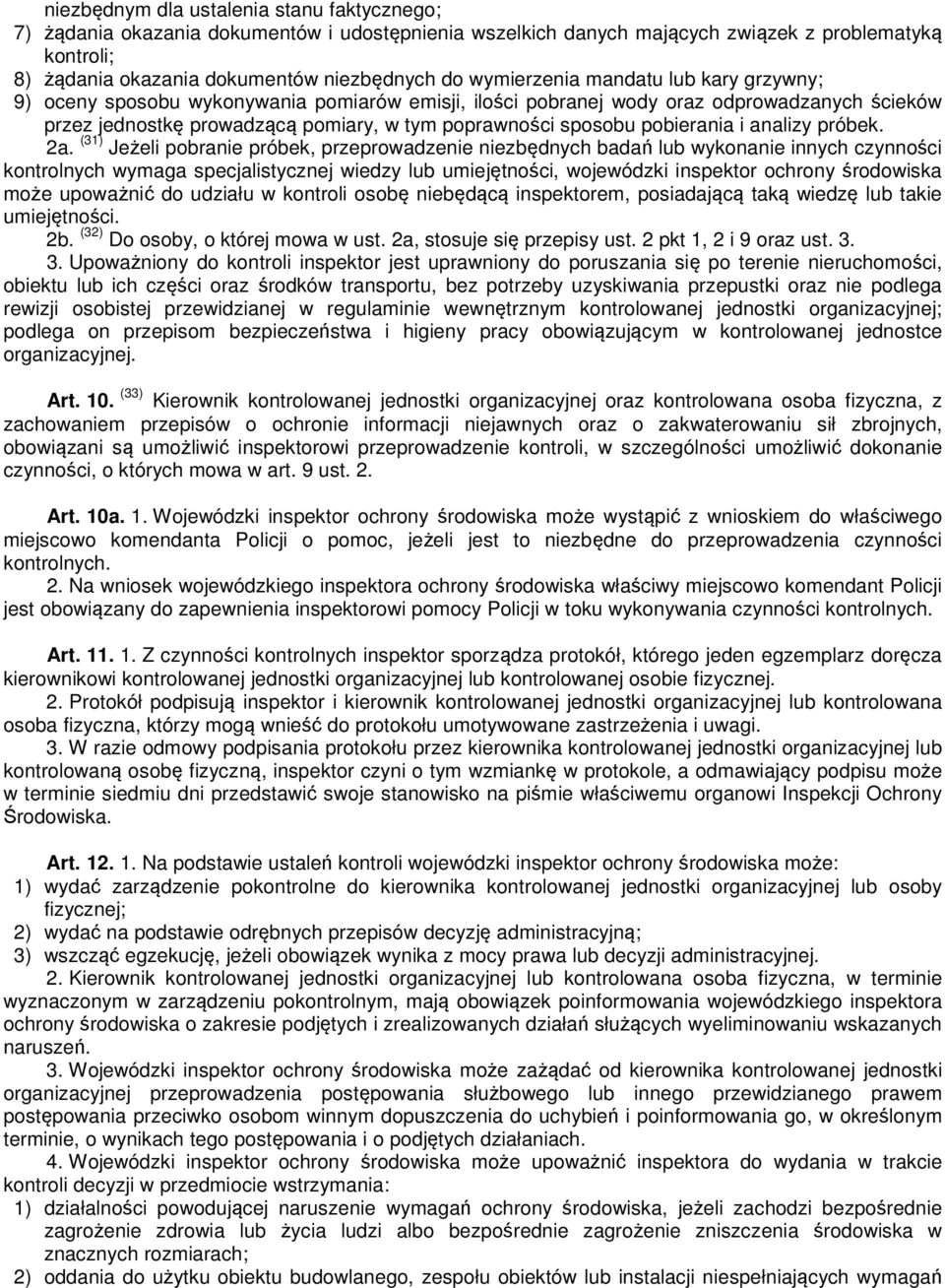 pobierania i analizy próbek. 2a.