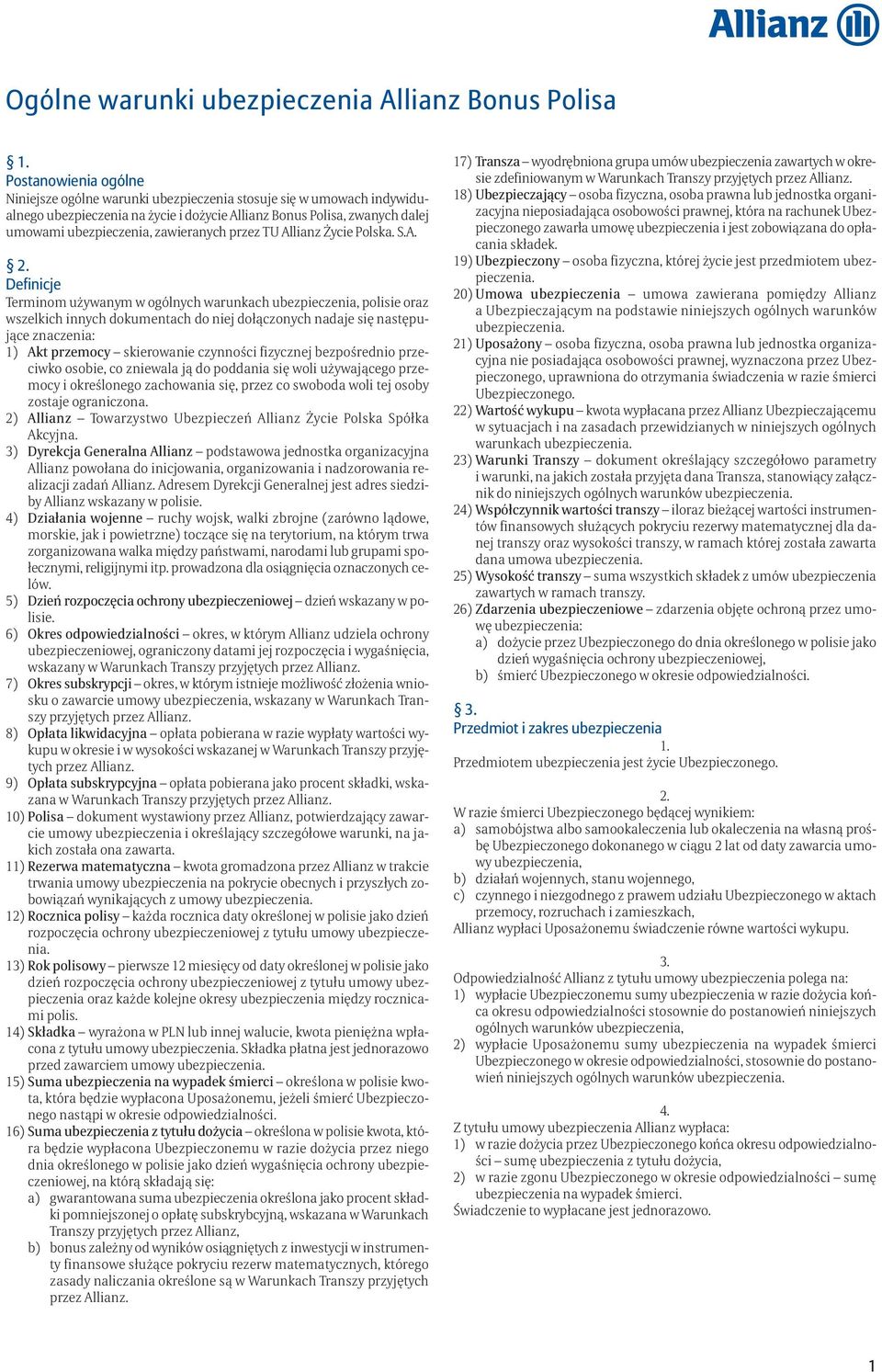 lianz Życie Polska. S.A.