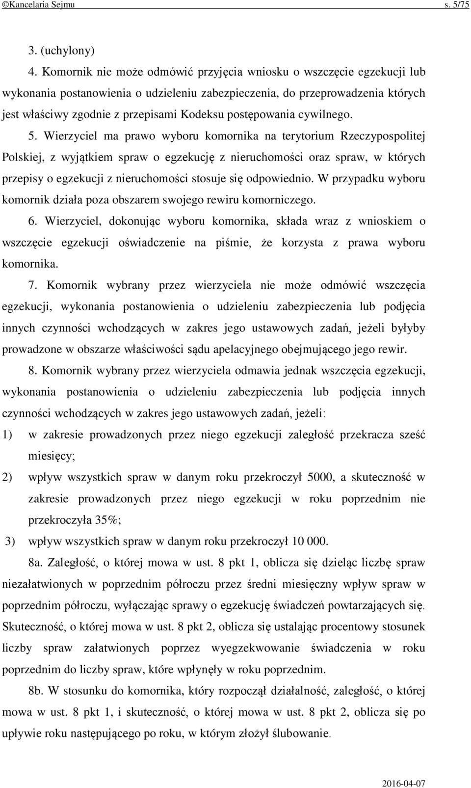 postępowania cywilnego. 5.