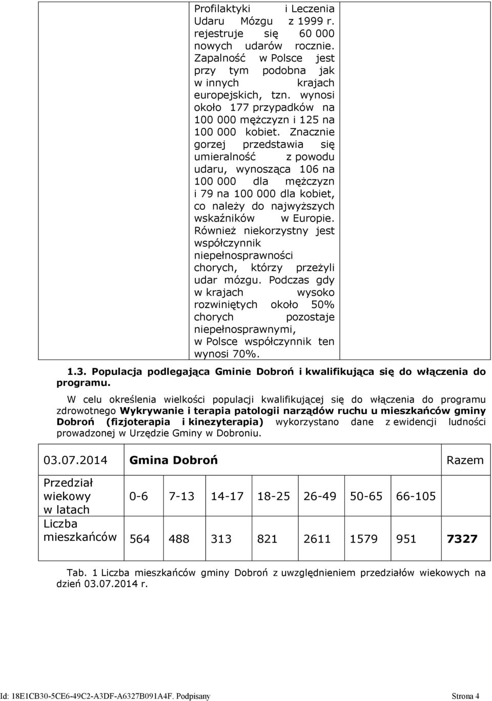 Znacznie gorzej przedstawia się umieralność z powodu udaru, wynosząca 106 na 100 000 dla mężczyzn i 79 na 100 000 dla kobiet, co należy do najwyższych wskaźników w Europie.