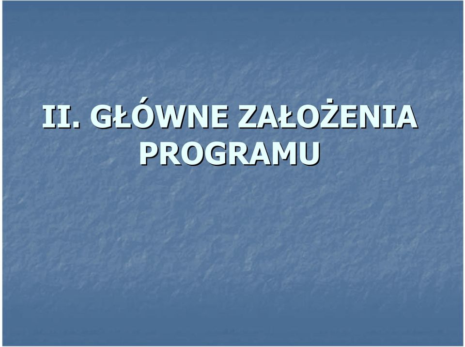 ZAŁOŻENIA