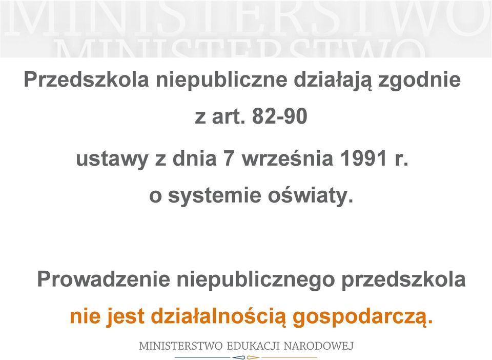 o systemie oświaty.