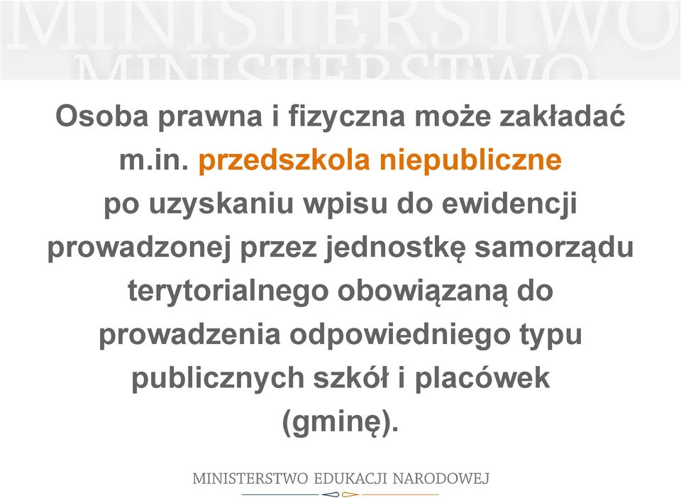 prowadzonej przez jednostkę samorządu terytorialnego