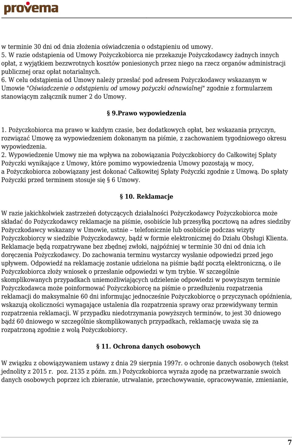 opłat notarialnych. 6.
