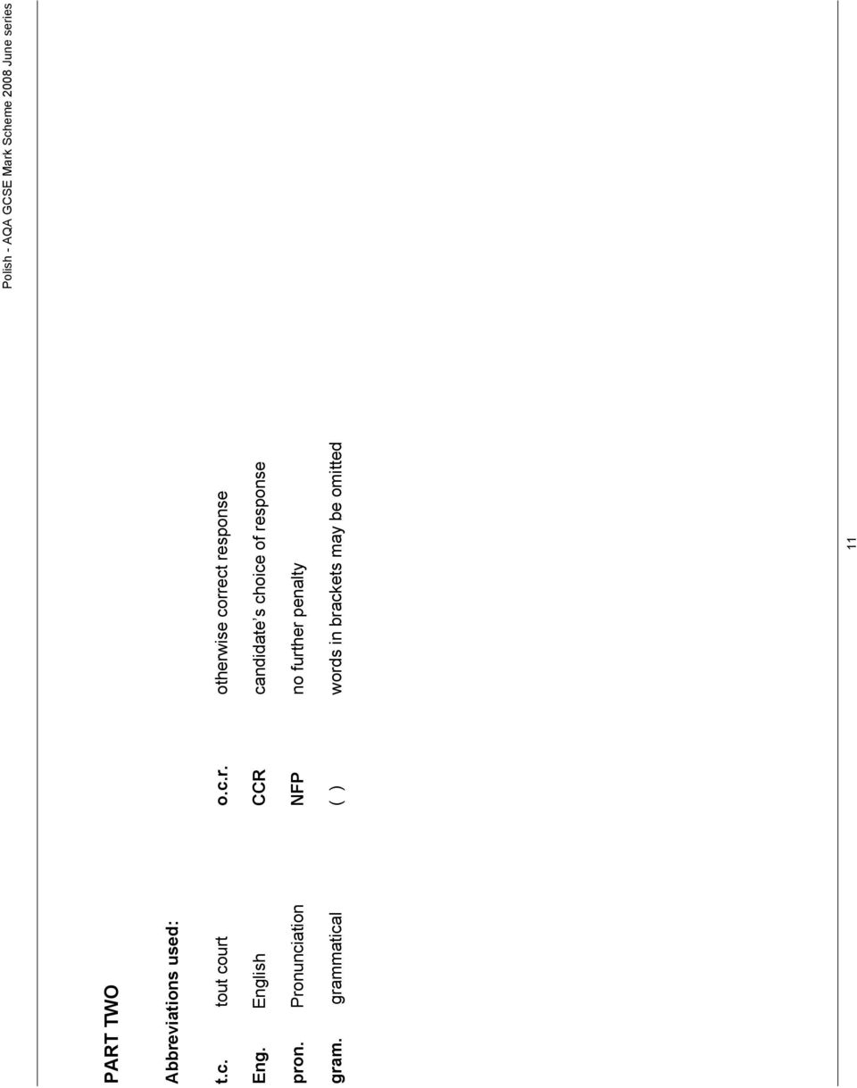 Pronunciation NFP no further penalty gram.