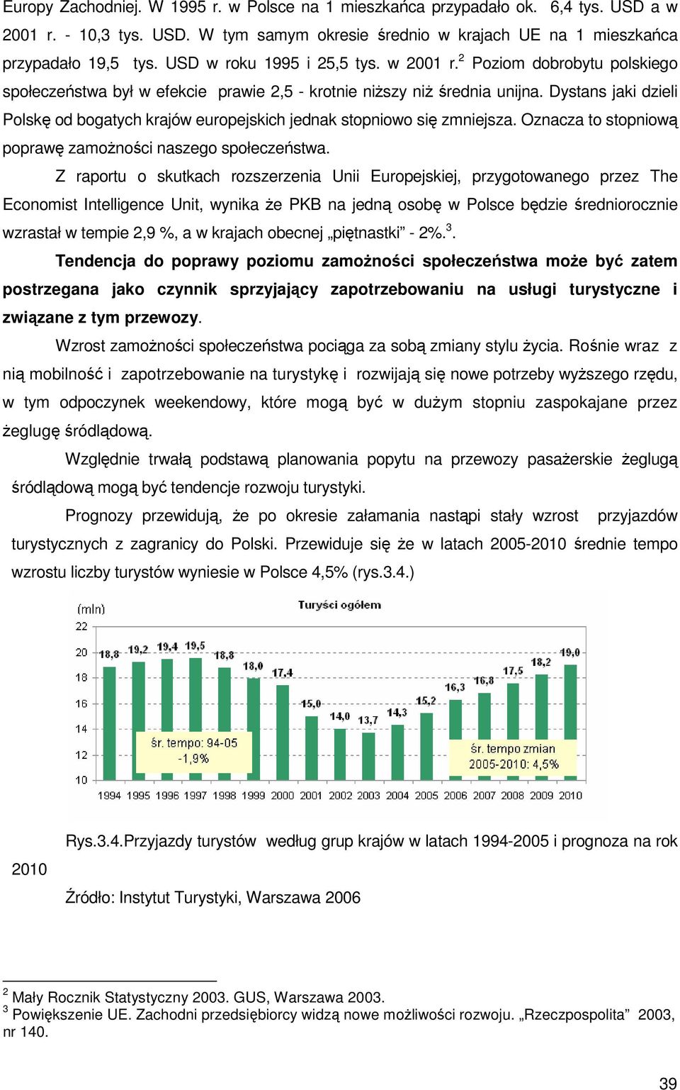 Dystans jaki dzieli Polskę od bogatych krajów europejskich jednak stopniowo się zmniejsza. Oznacza to stopniową poprawę zamożności naszego społeczeństwa.