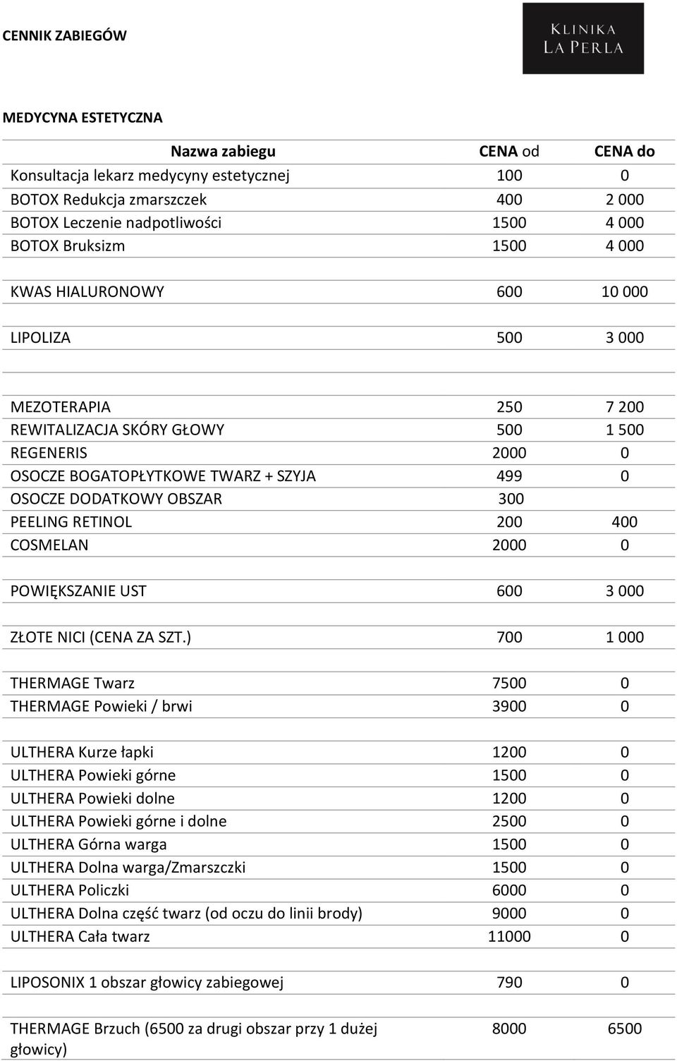 RETINOL 200 400 COSMELAN 2000 0 POWIĘKSZANIE UST 600 3 000 ZŁOTE NICI (CENA ZA SZT.