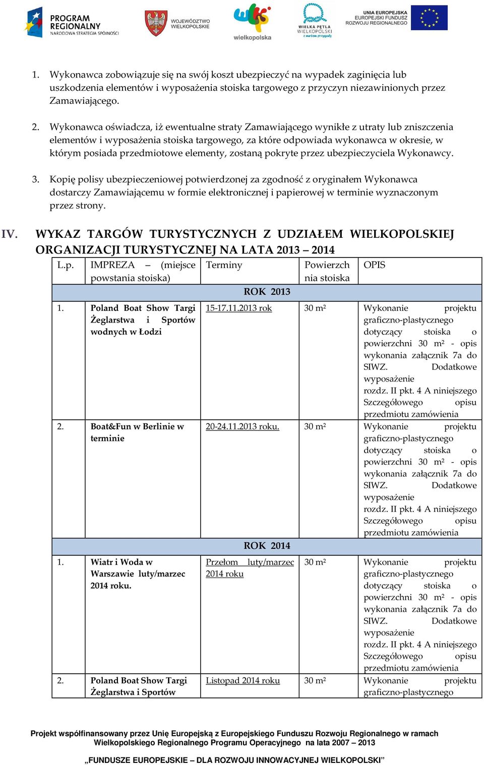 przedmiotowe elementy, zostaną pokryte przez ubezpieczyciela Wykonawcy. 3.