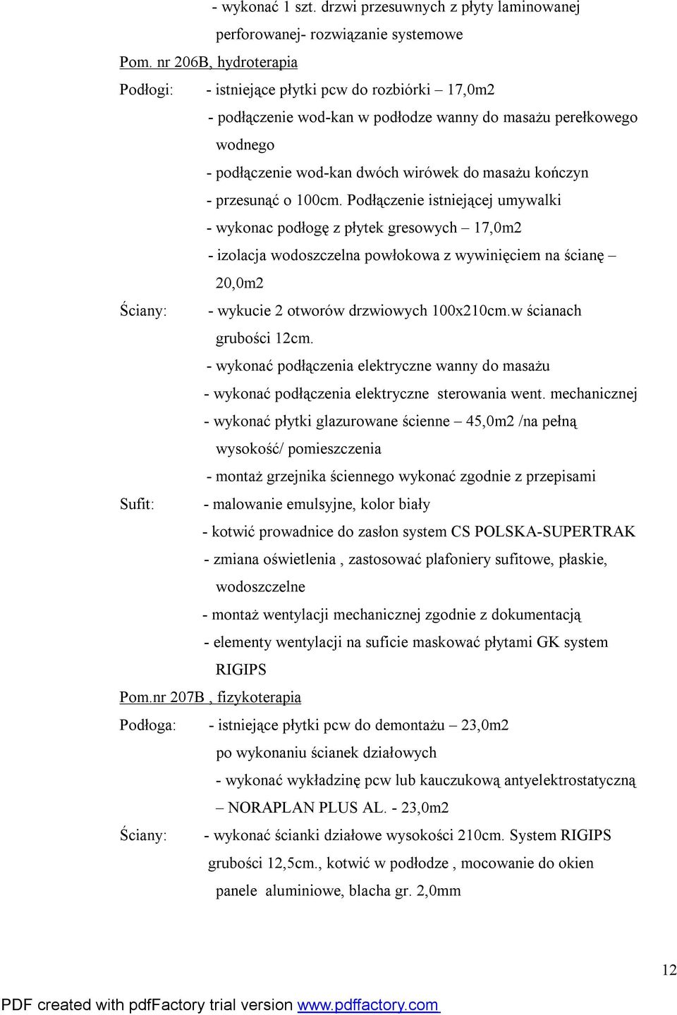 przesunąć o 100cm.