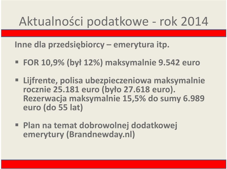 618 euro). Rezerwacja maksymalnie 15,5% do sumy 6.