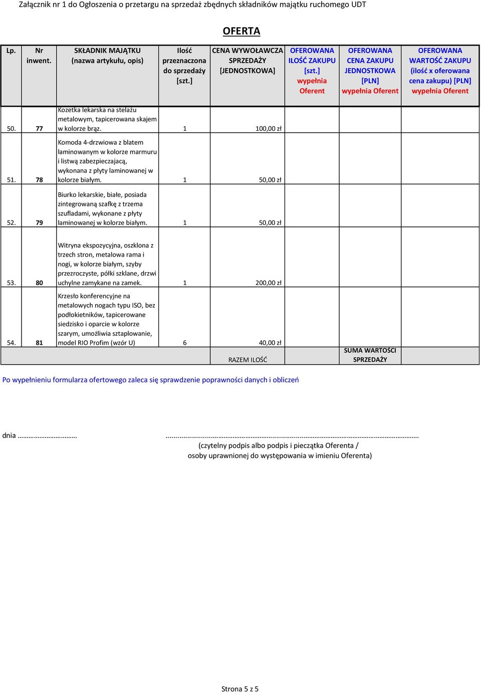 1 50,00 zł Biurko lekarskie, białe, posiada zintegrowaną szafkę z trzema szufladami, wykonane z płyty laminowanej w kolorze białym. 1 50,00 zł 53. 80 54.