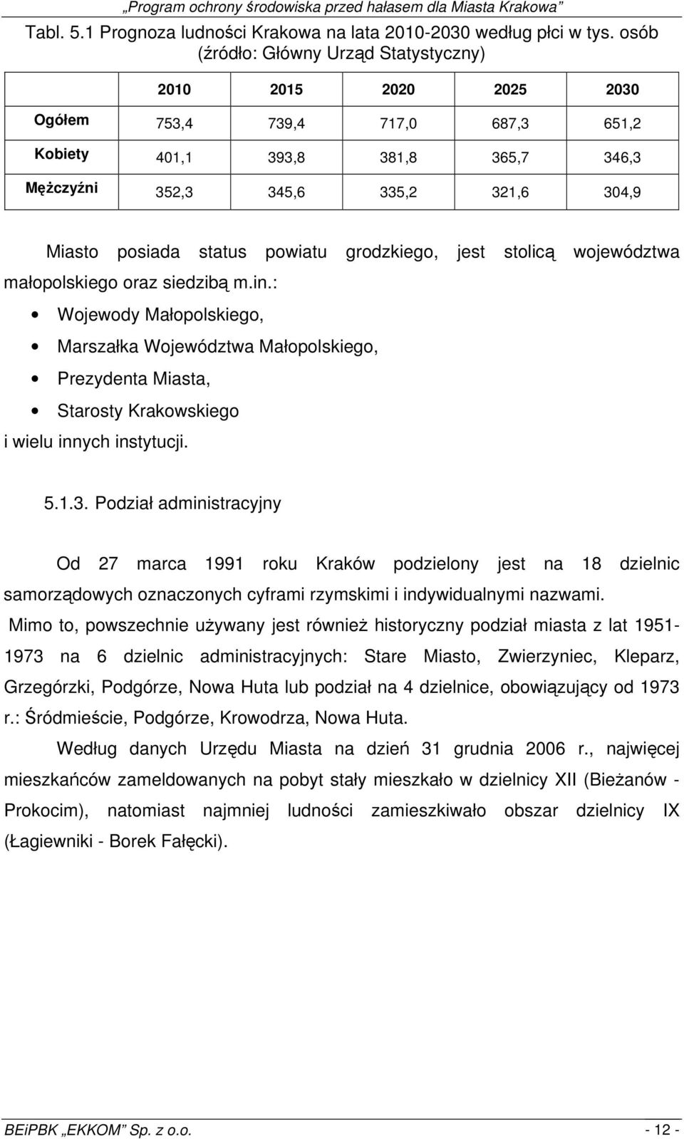 status powiatu grodzkiego, jest stolicą województwa małopolskiego oraz siedzibą m.in.