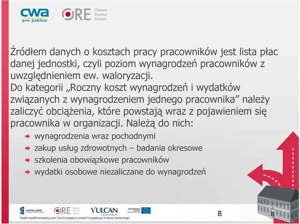 Do kategorii Roczny koszt wynagrodzeń i wydatków związanych z wynagrodzeniem jednego pracownika należy zaliczyć obciążenia,