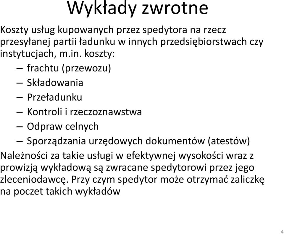 tytucjach, m.in.