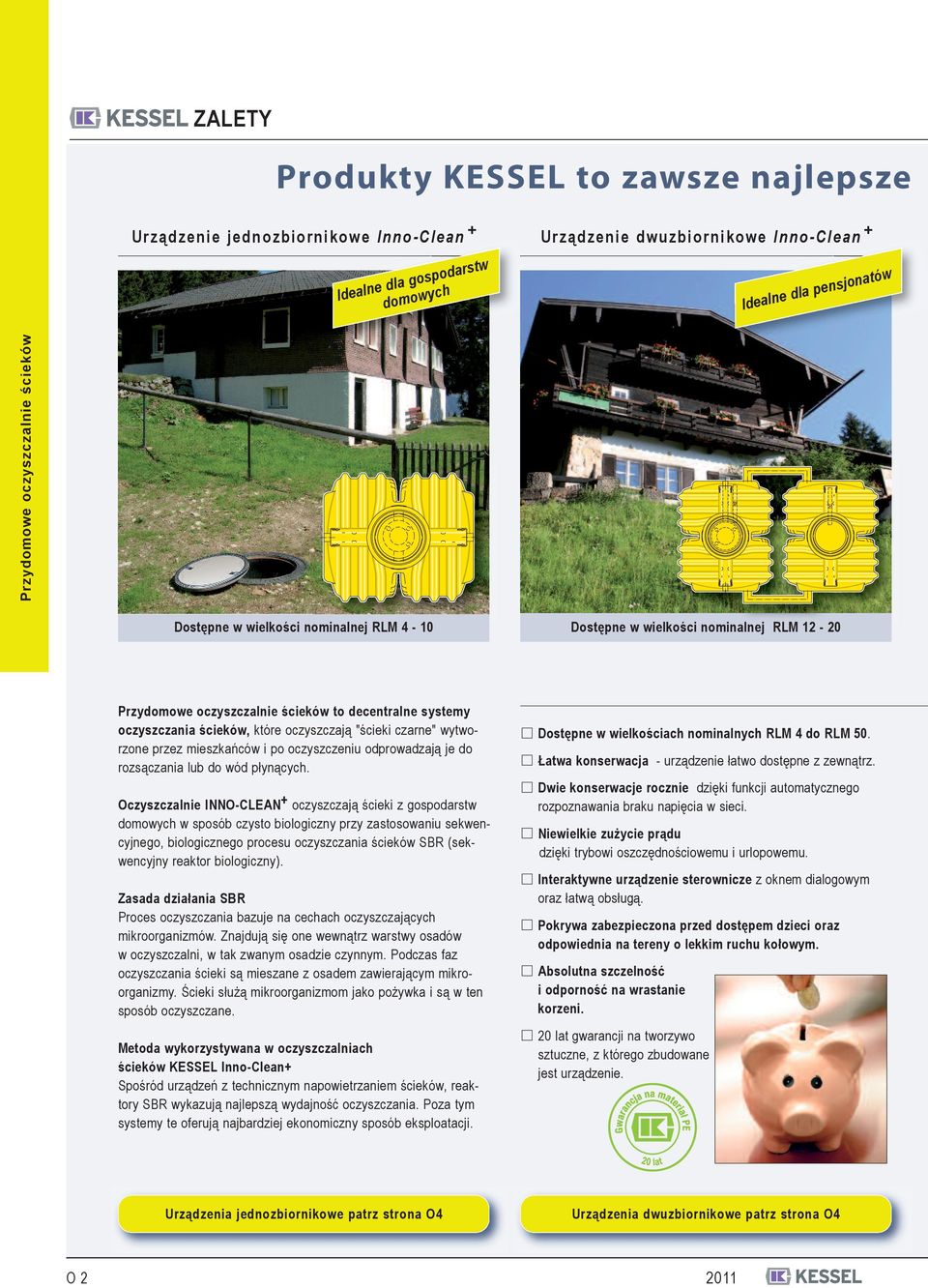 je do rozsączania lub do wód płynących.