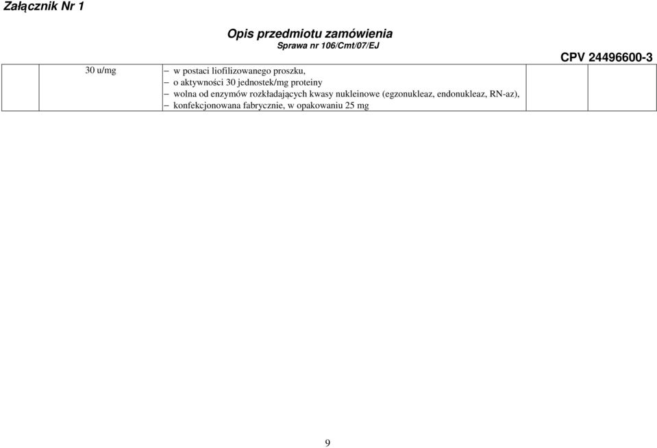 rozkładających kwasy nukleinowe (egzonukleaz,