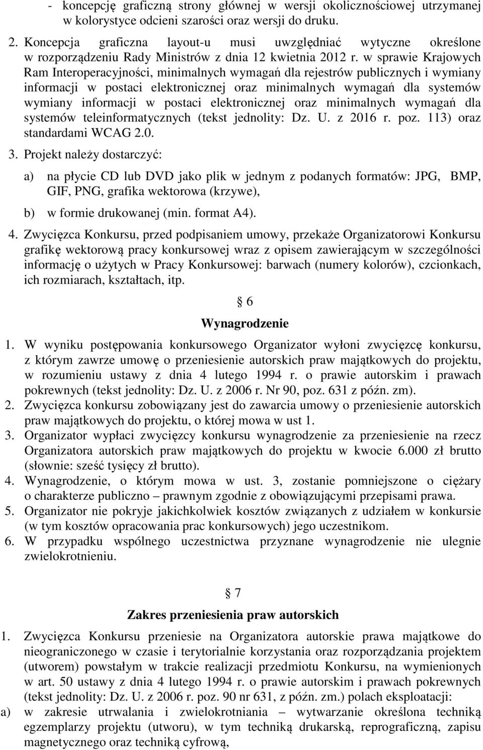 w sprawie Krajowych Ram Interoperacyjności, minimalnych wymagań dla rejestrów publicznych i wymiany informacji w postaci elektronicznej oraz minimalnych wymagań dla systemów wymiany informacji w