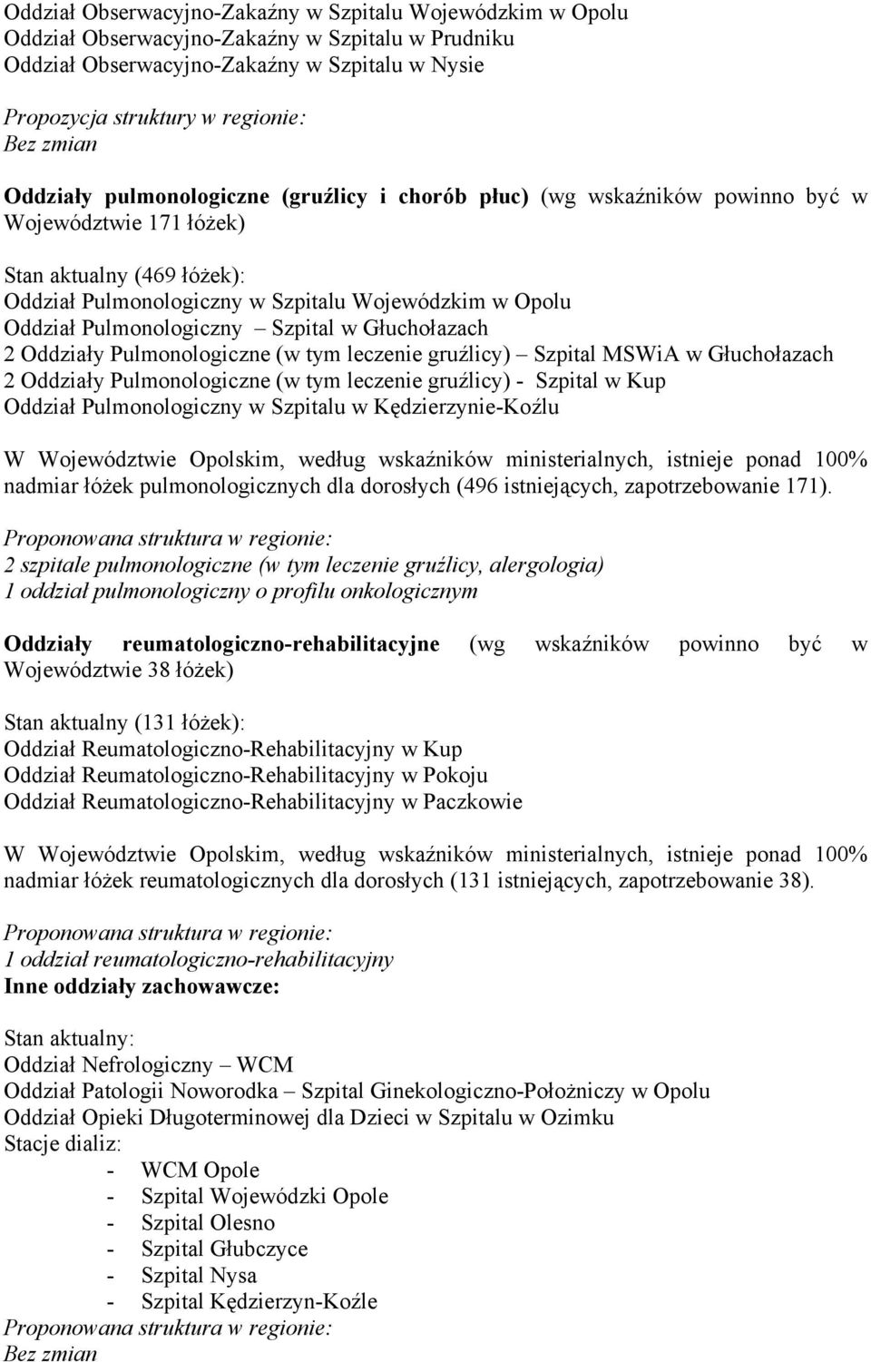 Pulmonologiczny Szpital w Głuchołazach 2 Oddziały Pulmonologiczne (w tym leczenie gruźlicy) Szpital MSWiA w Głuchołazach 2 Oddziały Pulmonologiczne (w tym leczenie gruźlicy) - Szpital w Kup Oddział