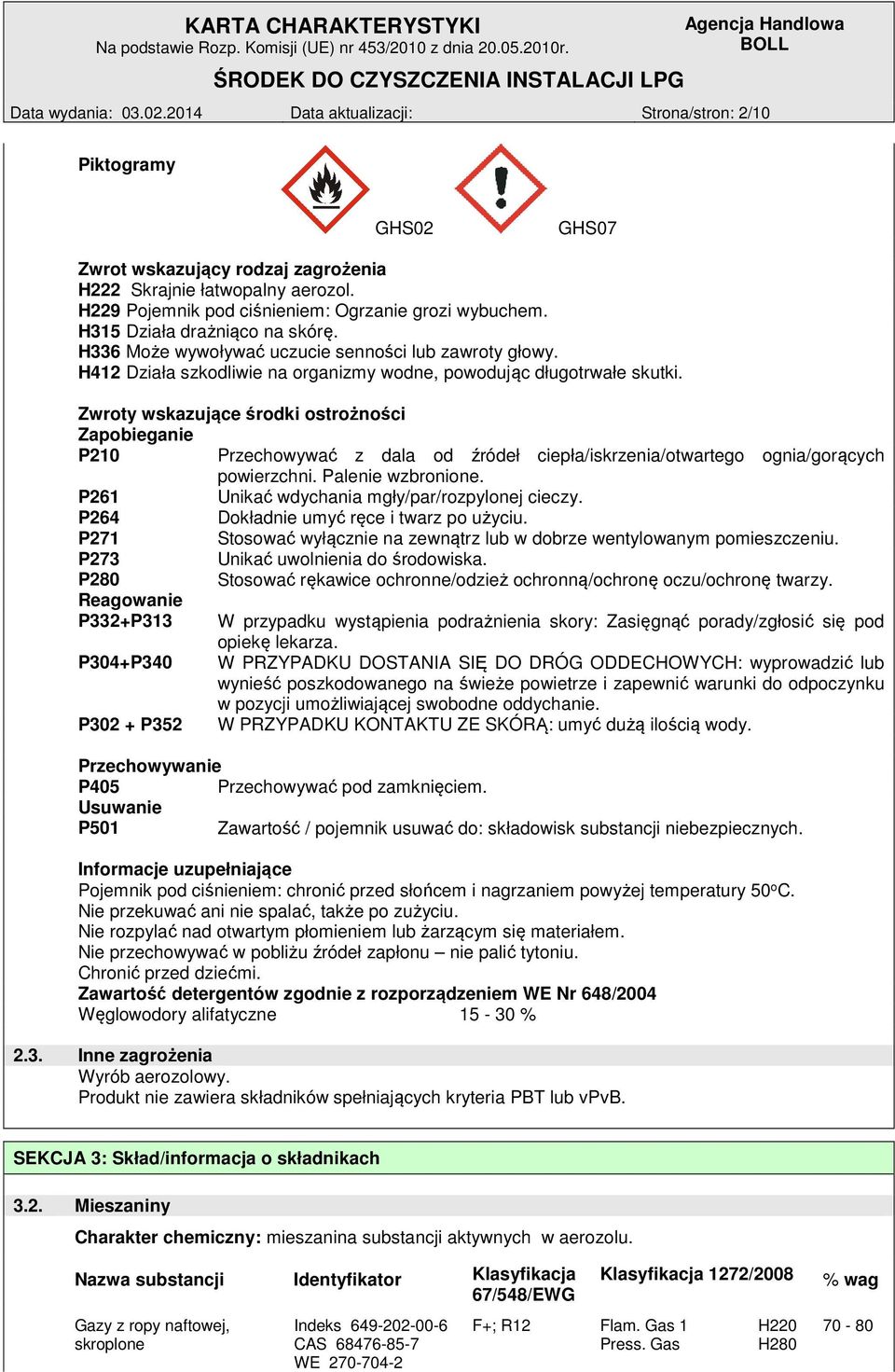 H412 Działa szkodliwie na organizmy wodne, powodując długotrwałe skutki.