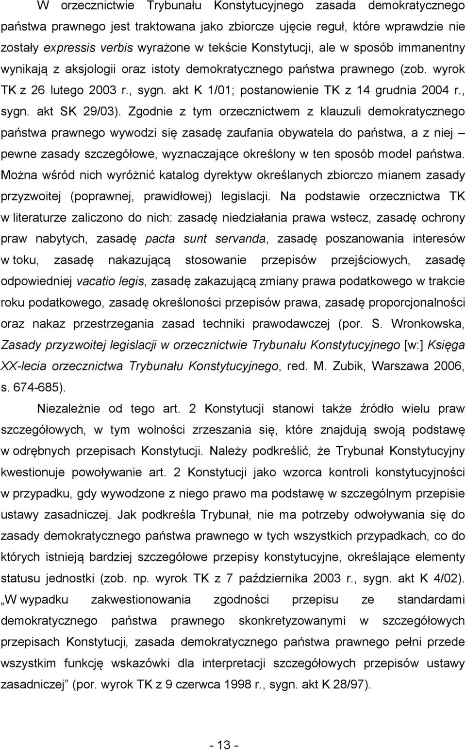 , sygn. akt SK 29/03).