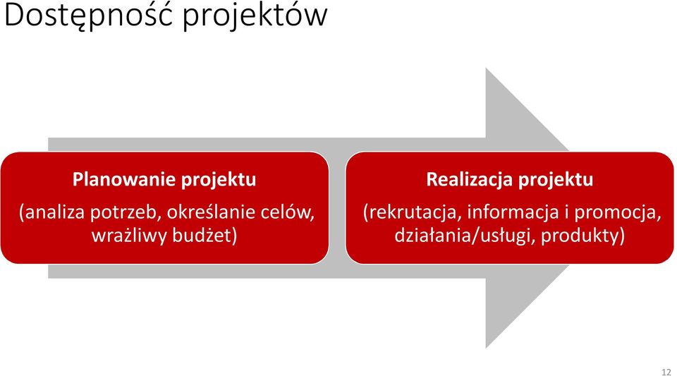 budżet) Realizacja projektu (rekrutacja,