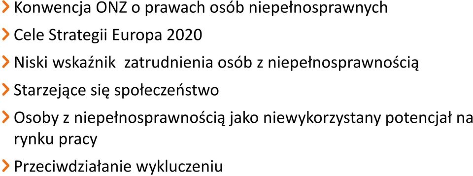 niepełnosprawnością Starzejące się społeczeństwo Osoby z