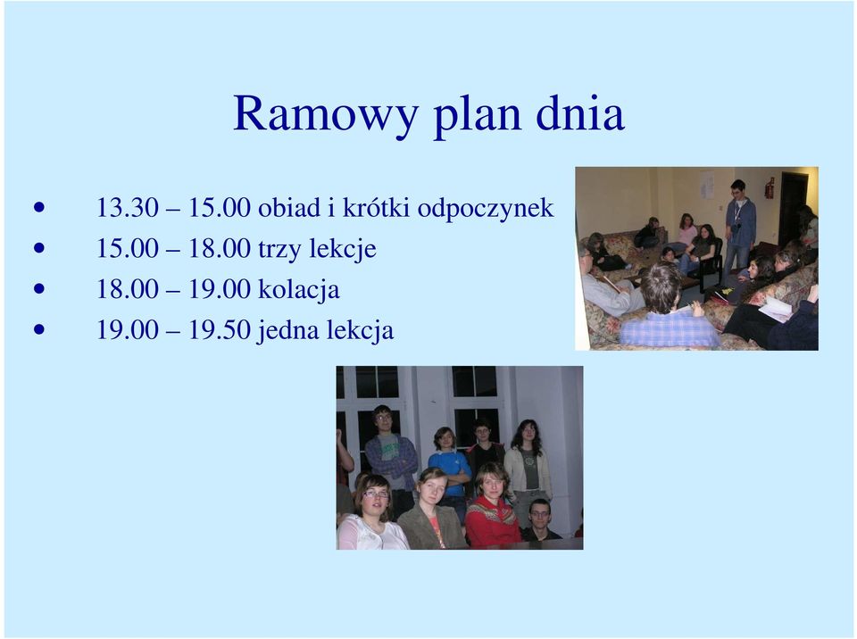 15.00 18.00 trzy lekcje 18.