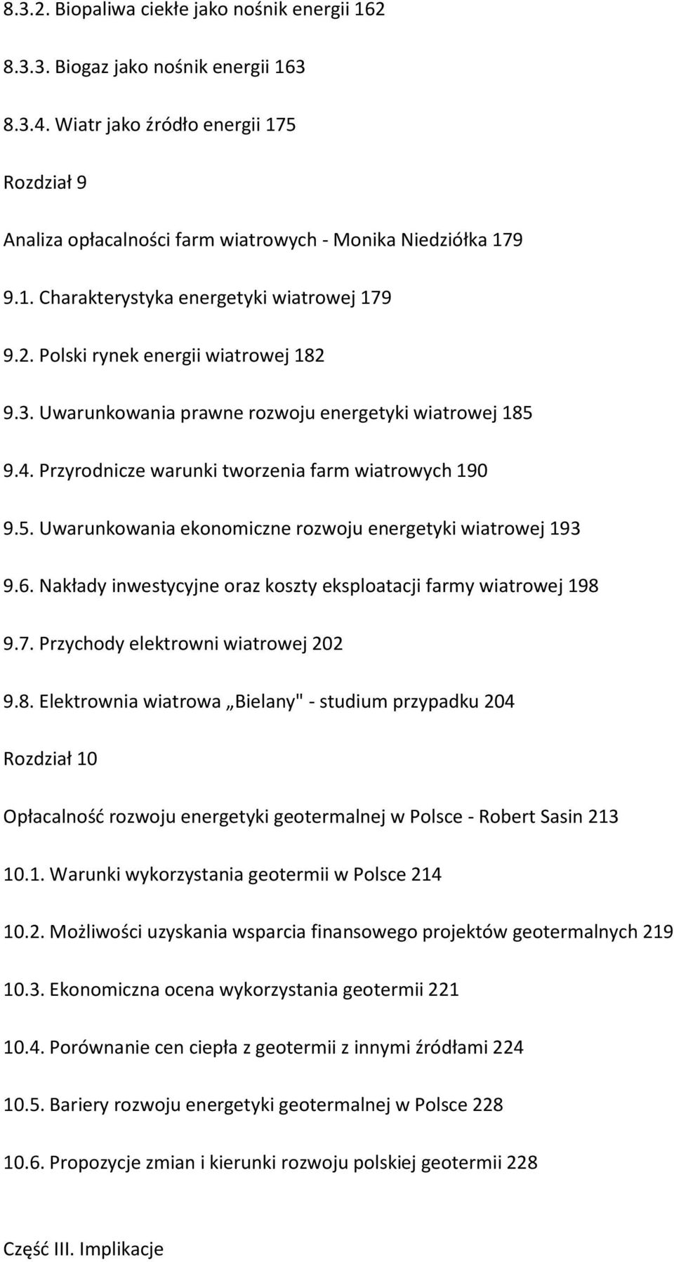 6. Nakłady inwestycyjne oraz koszty eksploatacji farmy wiatrowej 198 