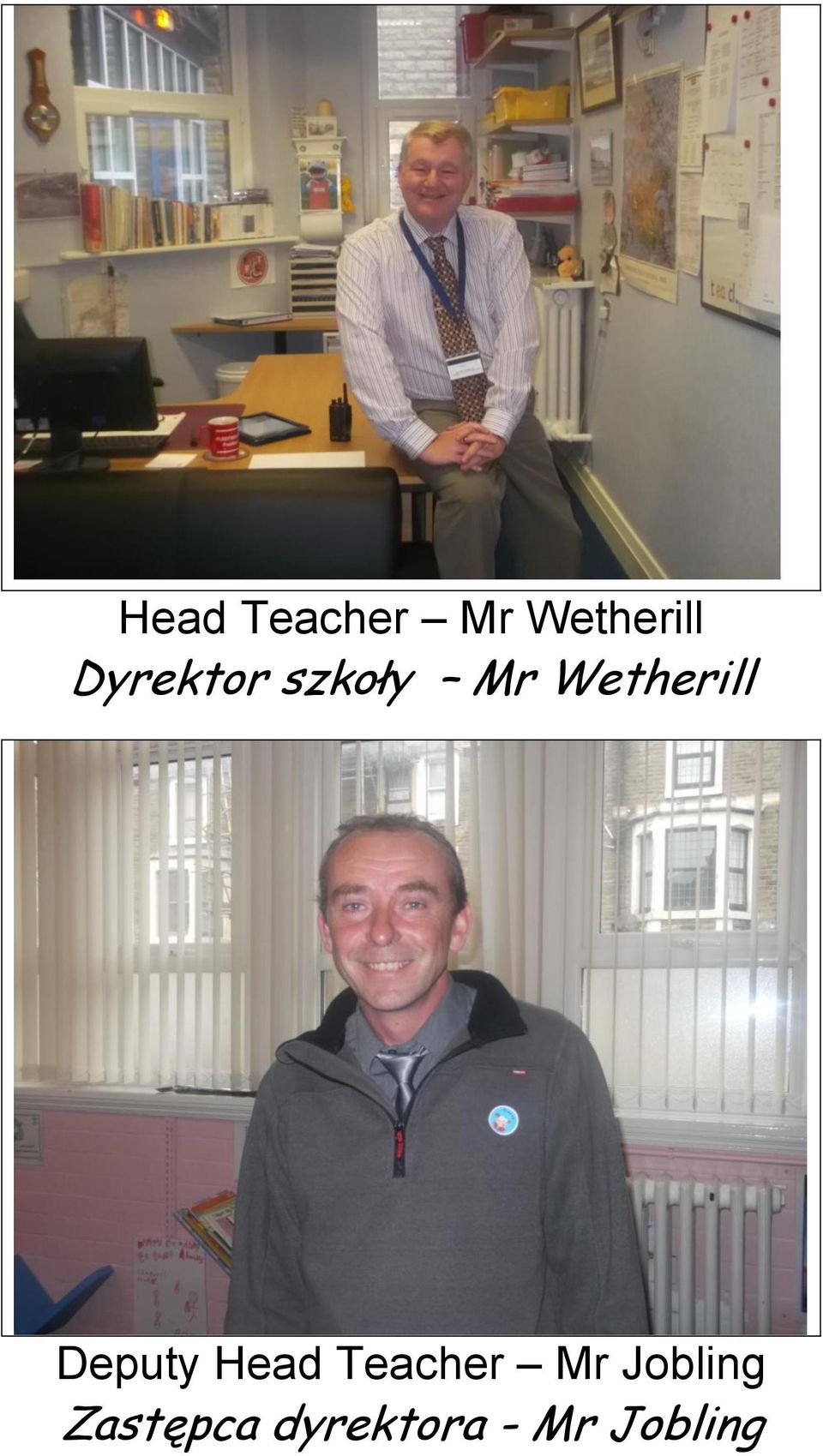 Deputy Head Teacher Mr